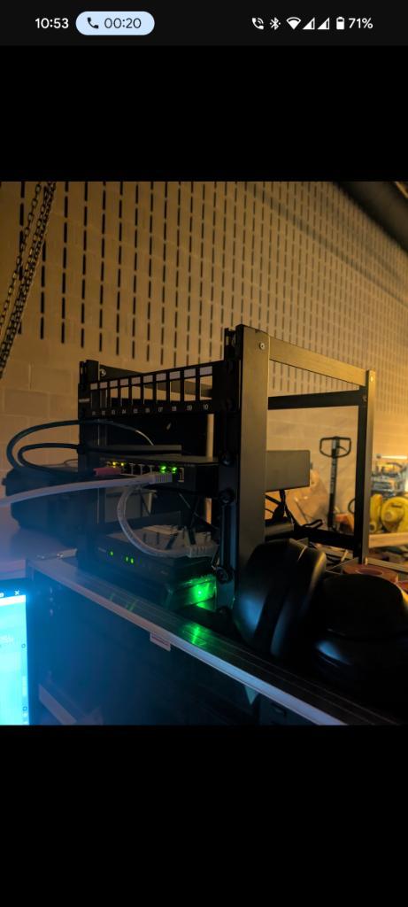 Diy 10 inch server rack, Computers en Software, Serverkasten, Gebruikt, Ophalen of Verzenden