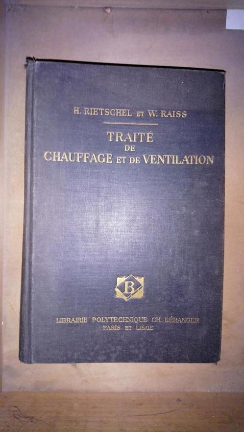 Traité de chauffage et ventilation, Boeken, Techniek, Zo goed als nieuw, Overige onderwerpen, Ophalen