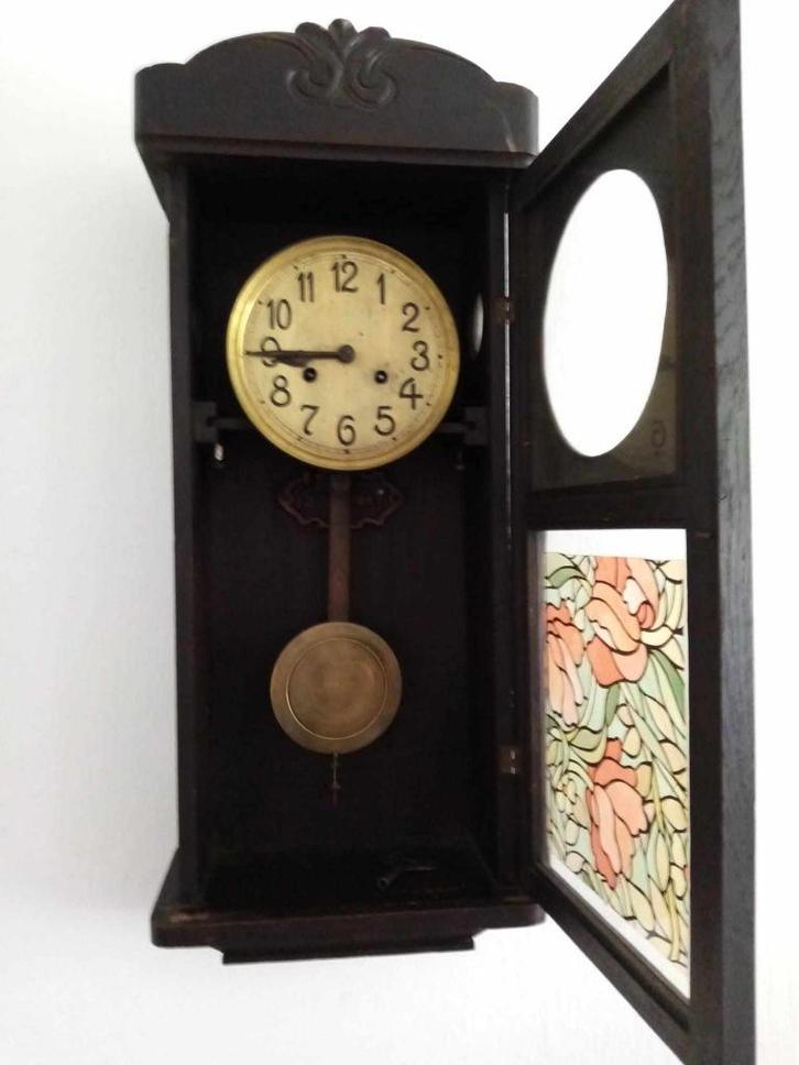 horloge suspendue de plus de 100 ans avec clé, Antiquités & Art, Antiquités | Horloges, Enlèvement