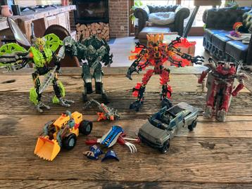 Lot actiefiguren Transformers en Mega Bloks Neo Shifters, Enlèvement ou Envoi