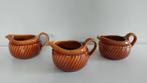 3 Boch Freres La Louviere - serie Trianon - melkkannetjes, Antiek en Kunst, Ophalen of Verzenden