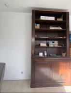 Vintage boekenkast - Massief mahoniehout - Afhalen 29/11, Huis en Inrichting, Kasten | Boekenkasten, Ophalen, 100 tot 150 cm, 200 cm of meer
