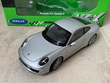 Porsche 911 Carrera S Grijs - 1:18 beschikbaar voor biedingen