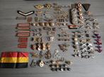Groot lot Belgische kentekens ABBL, Verzamelen, Militaria | Tweede Wereldoorlog, Ophalen of Verzenden