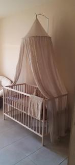 Babybed, matras+aerobeschermer,klamboe Jollein + staander, Kinderen en Baby's, Ophalen, 70 tot 85 cm, Zo goed als nieuw, Minder dan 140 cm