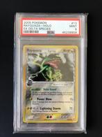 Rayquaza holo psa 9 ex delta species, Hobby en Vrije tijd, Ophalen of Verzenden, Nieuw, Losse kaart