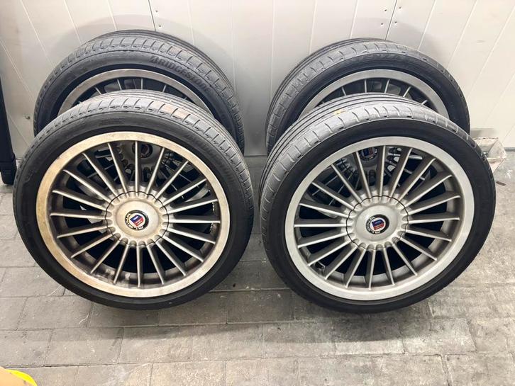 Bmw Alpina velgen BREEDSET 18 inch met zeer goede banden, Auto-onderdelen, Carrosserie, BMW, Ophalen