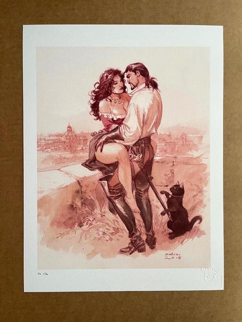 Marini - Aquarelillustratie - Schorpioen, Mejaï en Farao, Boeken, Stripverhalen, Verzenden