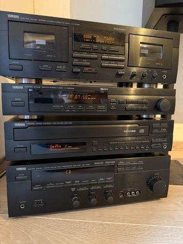 Complete Yamaha Hifi-set + KEF Q Series 5.1 Luidsprekers, Audio, Tv en Foto, Stereoketens, Cd-speler, Losse componenten, Zo goed als nieuw