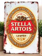 Panneau d'affichage en métal Stella Artois, Collections, Marques de bière, Panneau, Plaque ou Plaquette publicitaire, Stella Artois