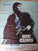 Franse XL filmaffiche Alain Delon Big guns 1973 filmposter, Enlèvement ou Envoi, Rectangulaire vertical, Comme neuf, Cinéma et TV