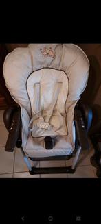 Bruine crème 2in1 eeltstoel met relax van hauck, Kinderen en Baby's, Kinderstoelen, Ophalen, Gebruikt, Overige typen, Gordel(s)