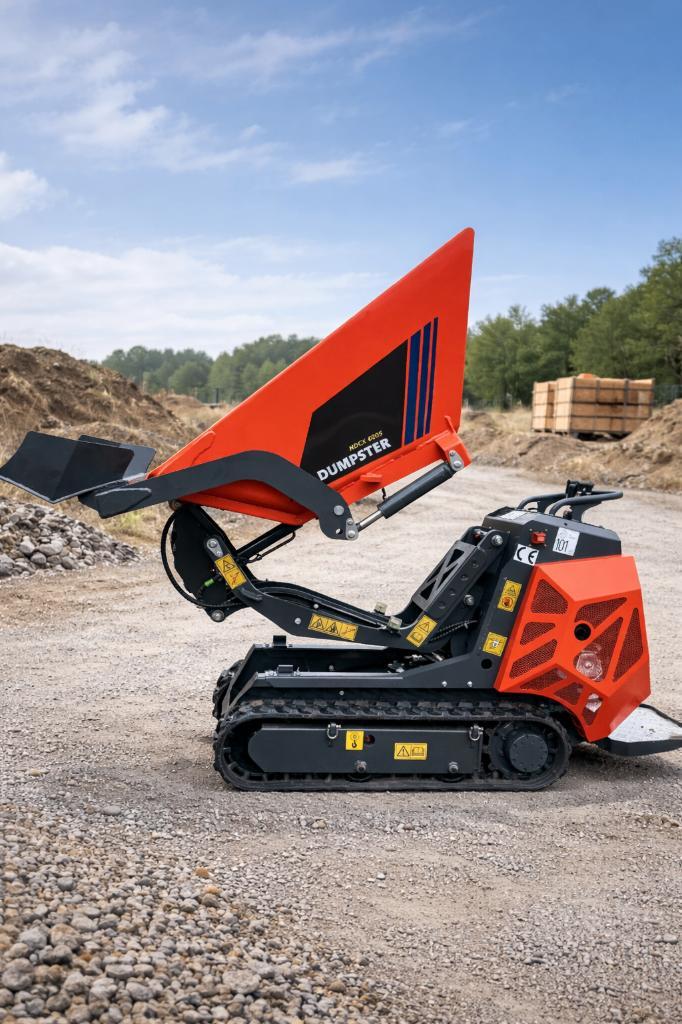 Mini dumper chenilles 600kg, Articles professionnels, Machines & Construction | Grues & Excavatrices, Dumper, Enlèvement