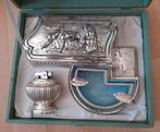Coffret vintage cendrier, briquet, porte-cigarettes, Enlèvement ou Envoi, Argent