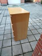 commode malm bois clair 80*100 - 4 tiroir, 3 ou 4 tiroirs, 25 à 50 cm, Enlèvement, Utilisé