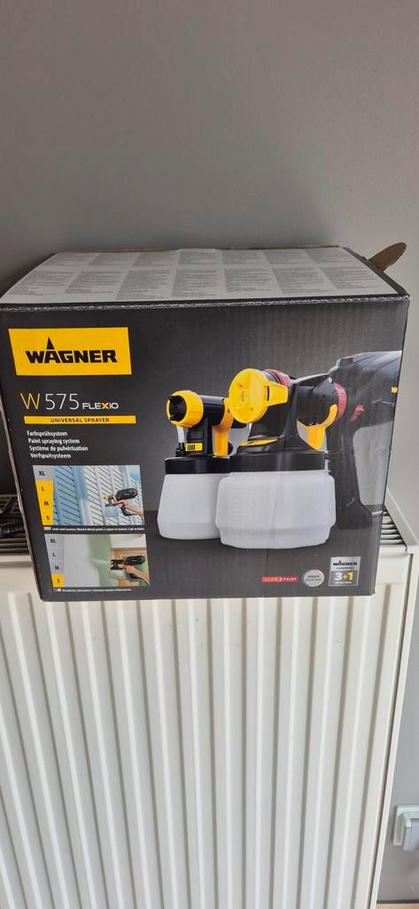 Verfspuit Wagner W575 Flexio (1x gebruikt), Doe-het-zelf en Bouw, Schildersmaterialen, Nieuw, Verfspuit of Verfpomp, Ophalen