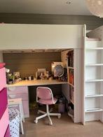 Lit-bureau enfant Ikea et chaise de bureau, Ophalen, 85 tot 100 cm, Hoogslaper of Stapelbed, Zo goed als nieuw