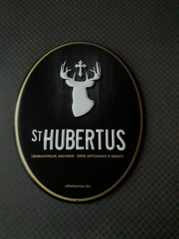 Blikken reclamebord St. Hubertus beschikbaar voor biedingen