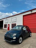 Fiat 500 Cabrio 2016 1.2i 83000km navi/led/pdc, Auto's, Stof, Bedrijf, Dealer onderhouden, Zilver of Grijs