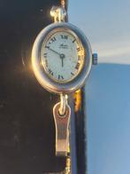 Vinage zilver horloge, Handtassen en Accessoires, Horloges | Dames, Ophalen, Gebruikt, Zilver, Polshorloge
