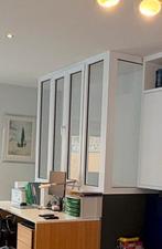 Aluminium raam/Fenêtre en aluminium, Doe-het-zelf en Bouw, Ophalen, 160 cm of meer, Zo goed als nieuw, Glasplaat