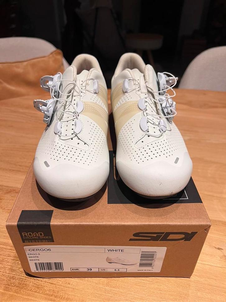 SIDI ERGO 6 wit maat 39, Fietsen en Brommers, Fietsaccessoires | Fietskleding, Zo goed als nieuw, Schoenen, Ophalen