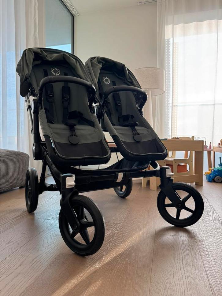 Bugaboo Donkey 5 Duo complete BLACK/FOREST GREEN, Kinderen en Baby's, Kinderwagens en Combinaties, Bugaboo, Ophalen