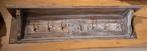 Whitewash Vintage kapstok met hoedenplank, Huis en Inrichting, Woonaccessoires | Kapstokken, Gebruikt, 100 tot 150 cm, Hout, Ophalen
