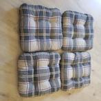 Lot de 4 galettes, coussins de chaises., Ophalen, Zo goed als nieuw