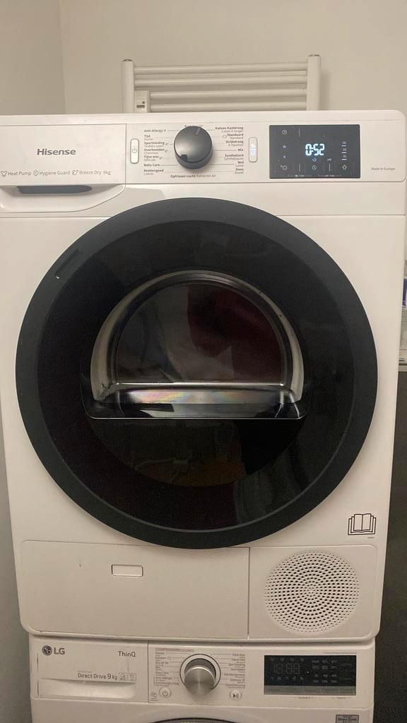 Condensdroogkast met warmtepomp, Electroménager, Sèche-linge, Comme neuf, À condensation, Chargeur frontal, 8 à 10 kg, 85 à 90 cm