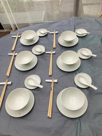 Japans Sushi eetservies, Huis en Inrichting, Keuken | Servies, Ophalen, Gebruikt