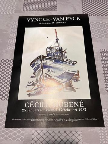 Vintage Poster Vyncke - Van Eyck - Cécil Hubené