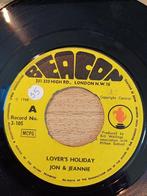 Jon & Jeannie – Lover's Holiday  1968  Soul, Gebruikt, 7 inch, Single, Ophalen of Verzenden