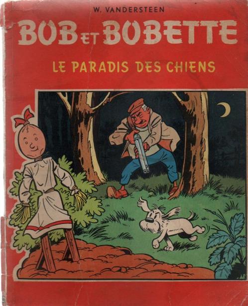 BOB et BOBETTE - Le paradis des chiens (bichromie) vers 1962, Boeken, Stripverhalen, Gelezen, Eén stripboek, Verzenden