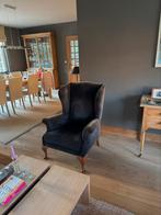 Vintage Wingchair uit Engeland / met vleugels, Huis en Inrichting, Ophalen, Gebruikt, Stof