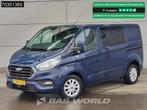 Ford Transit Custom 130PK Dubbel Cabine Automaat Limited 2x, Stof, 4 cilinders, Blauw, 130 pk
