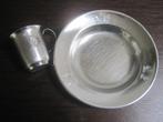 retro vintage setje kinderbordje en bekertje Gero Zilmeta, Ophalen of Verzenden