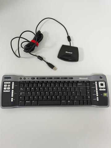 Microsoft Remote Keyboard Media center draadloos toetsenbord beschikbaar voor biedingen
