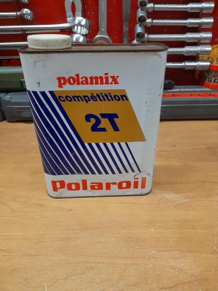 oude Polaroil Polamix 2-takt lege oliekan, Verzamelen, Merken en Reclamevoorwerpen, Gebruikt, Overige typen, Verzenden