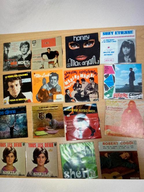 Lot Franse singeltjes, Cd's en Dvd's, Vinyl Singles, Zo goed als nieuw, Ophalen of Verzenden