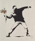 BANKSY: XXL-lithografie 56 bij 76 cm met certificaat, Antiek en Kunst, Kunst | Litho's en Zeefdrukken, Ophalen of Verzenden