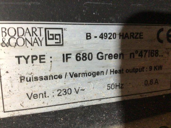 Inbouwkachel bodart&gonay, Diversen, Overige Diversen, Gebruikt, Ophalen