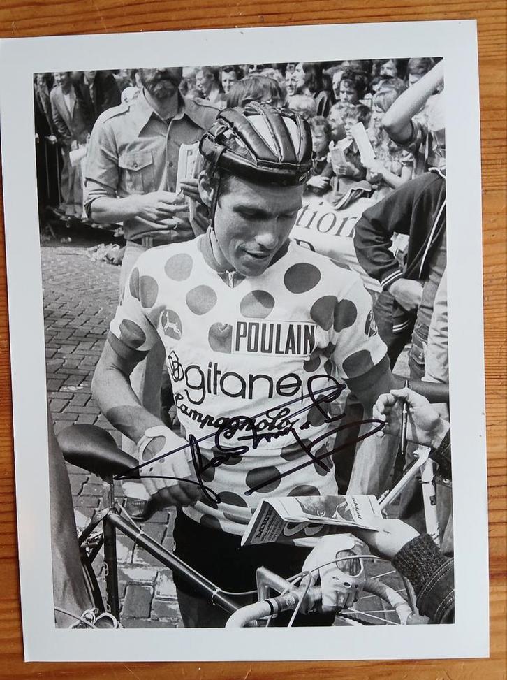 Gesigneerde foto van Lucien van Impe., Sport en Fitness, Wielrennen, Verzenden