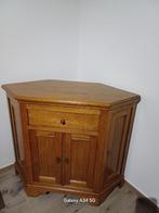 beau meuble tv de coin chêne - à saisir !!, Ophalen, Gebruikt, Eikenhout
