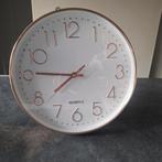 Quartz wandklok, Ophalen, Zo goed als nieuw, Analoog, Wandklok
