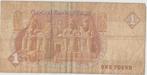 Central Bank of Egypt 1 pound, Postzegels en Munten, Bankbiljetten | Afrika, Los biljet, Egypte, Ophalen of Verzenden
