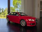 Audi RS4 B7 sedan red Ottomobile 1:18 OT400, Ophalen of Verzenden, Zo goed als nieuw, Auto, OttOMobile