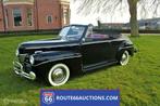 Ford V8 Cabriolet Super Deluxe Cabriolet | Route 66 Auctions, Auto's, Lederen bekleding, Zwart, Leder, Bedrijf
