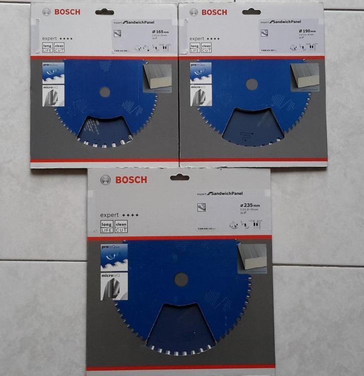 3 x zaagblad voor sandwich panelen ( NIEUW ), Doe-het-zelf en Bouw, Gereedschap | Overige machines, Nieuw, Ophalen of Verzenden