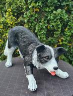 Border collie beeld, Tuin en Terras, Tuinbeelden, Ophalen, Nieuw, Kunststof, Dierenbeeld